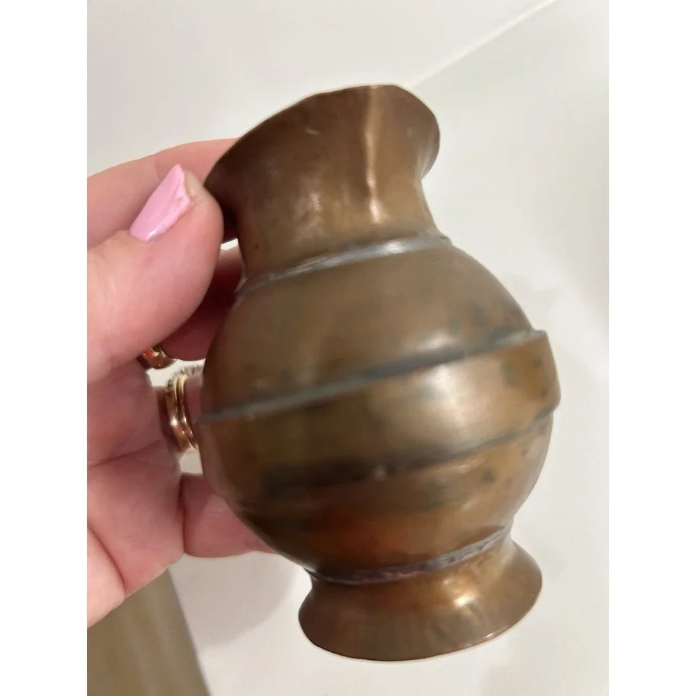 Vintage Small Brass Pitcher